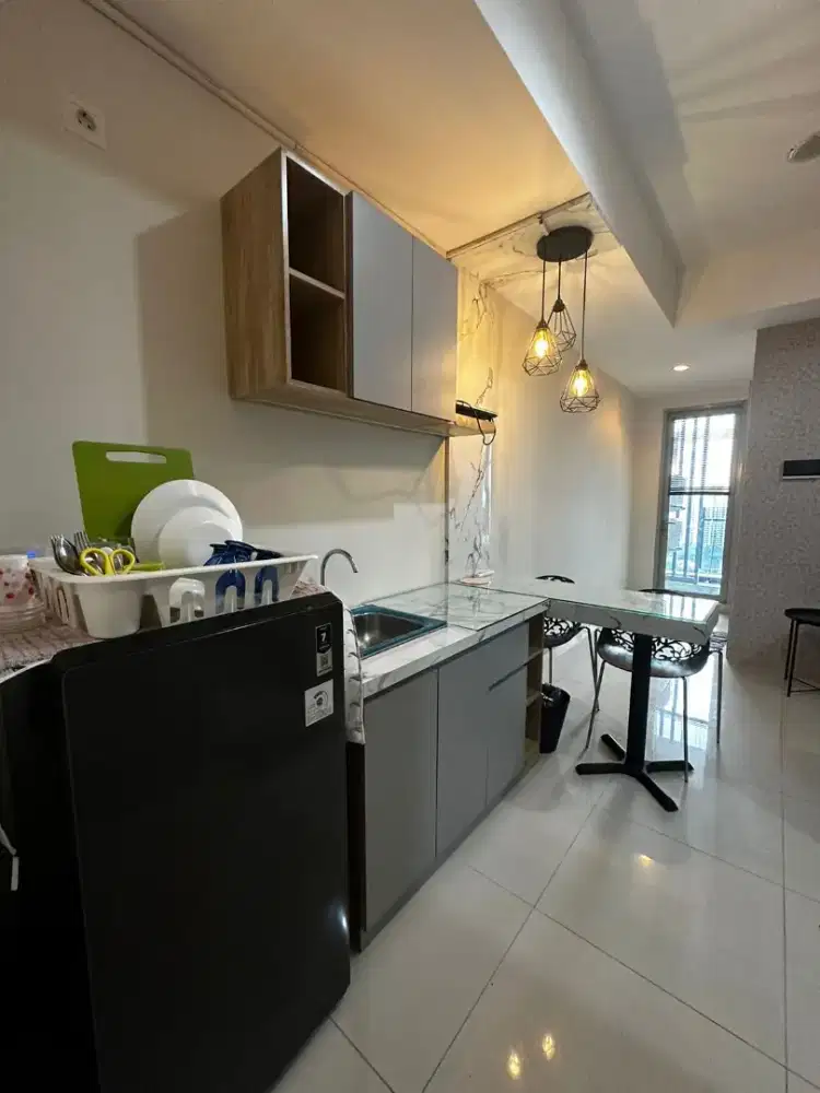 Disewakan Unit 1BR Furnished Apartmen Grand Sungkono Lagoon, Surabaya