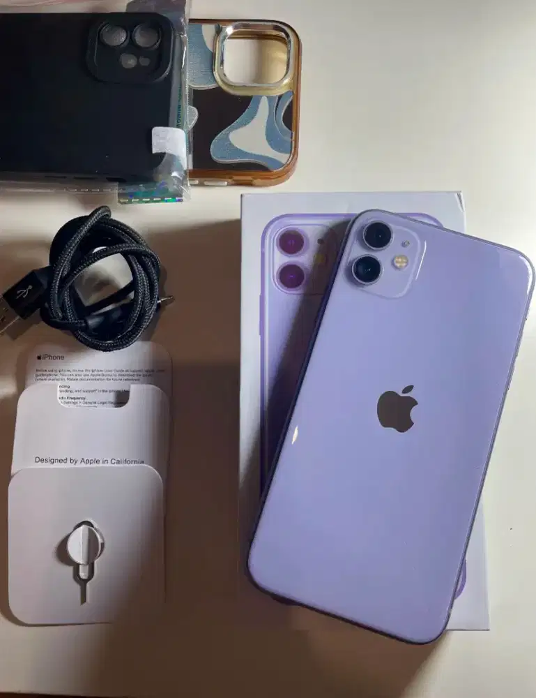 Iphone 11 128gb lilac fullset