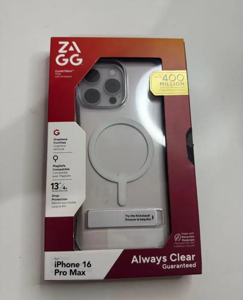 Zagg Clear Case for Iphone 16 Pro Max