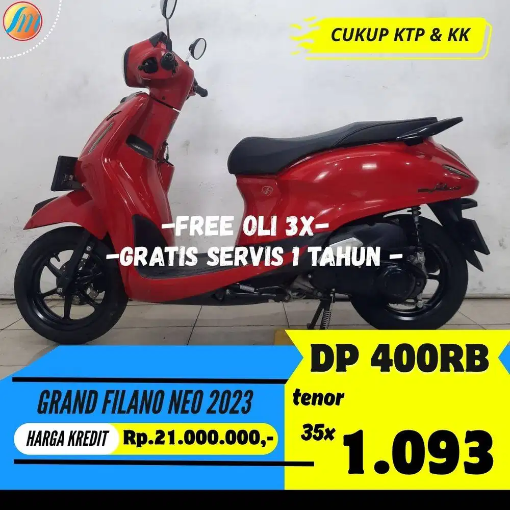 YAMAHA GRAND FILANO NEO 2023 DP PROMO 400RIBU ANGSURAN TERJANGKAU