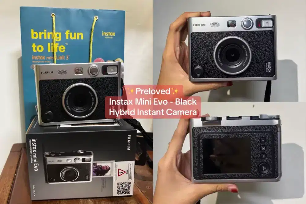 Instax Mini Evo Fujifilm - Instant Hybrid Camera (preloved)