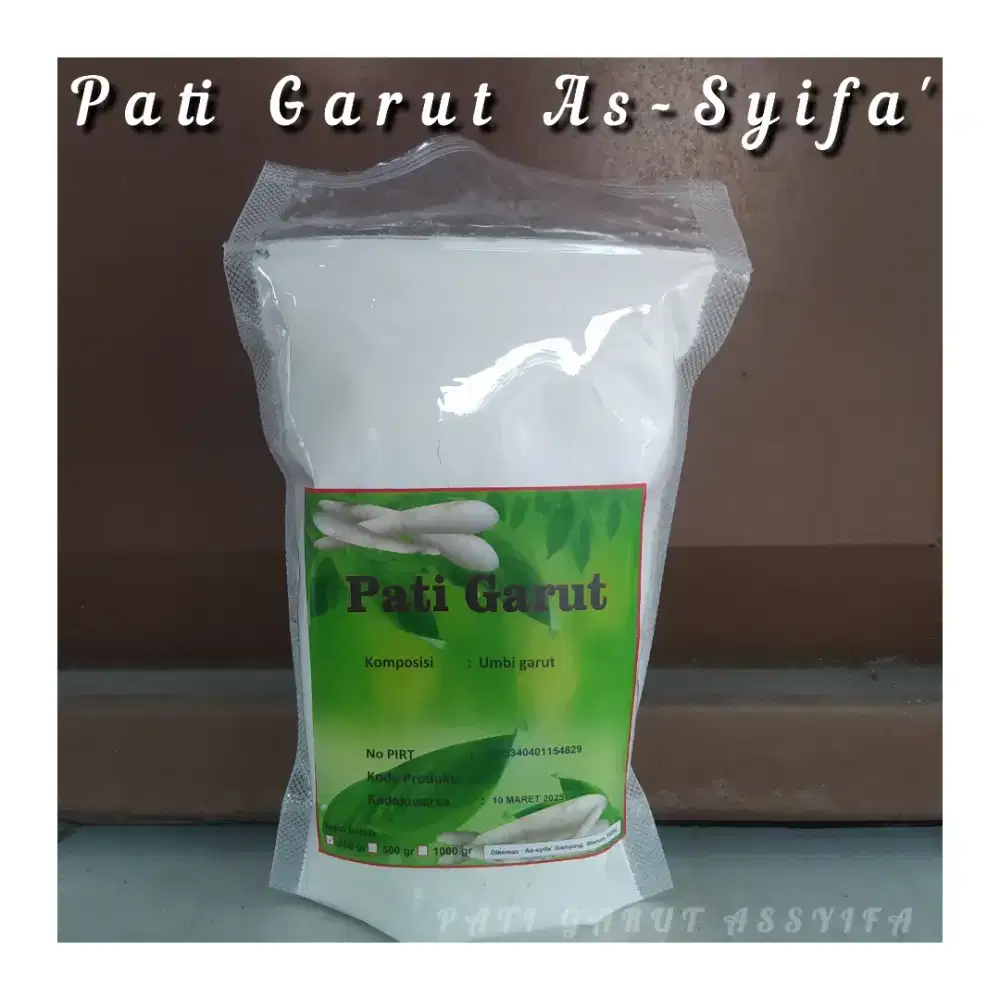 Tepung Pati Garut 100% Asli
