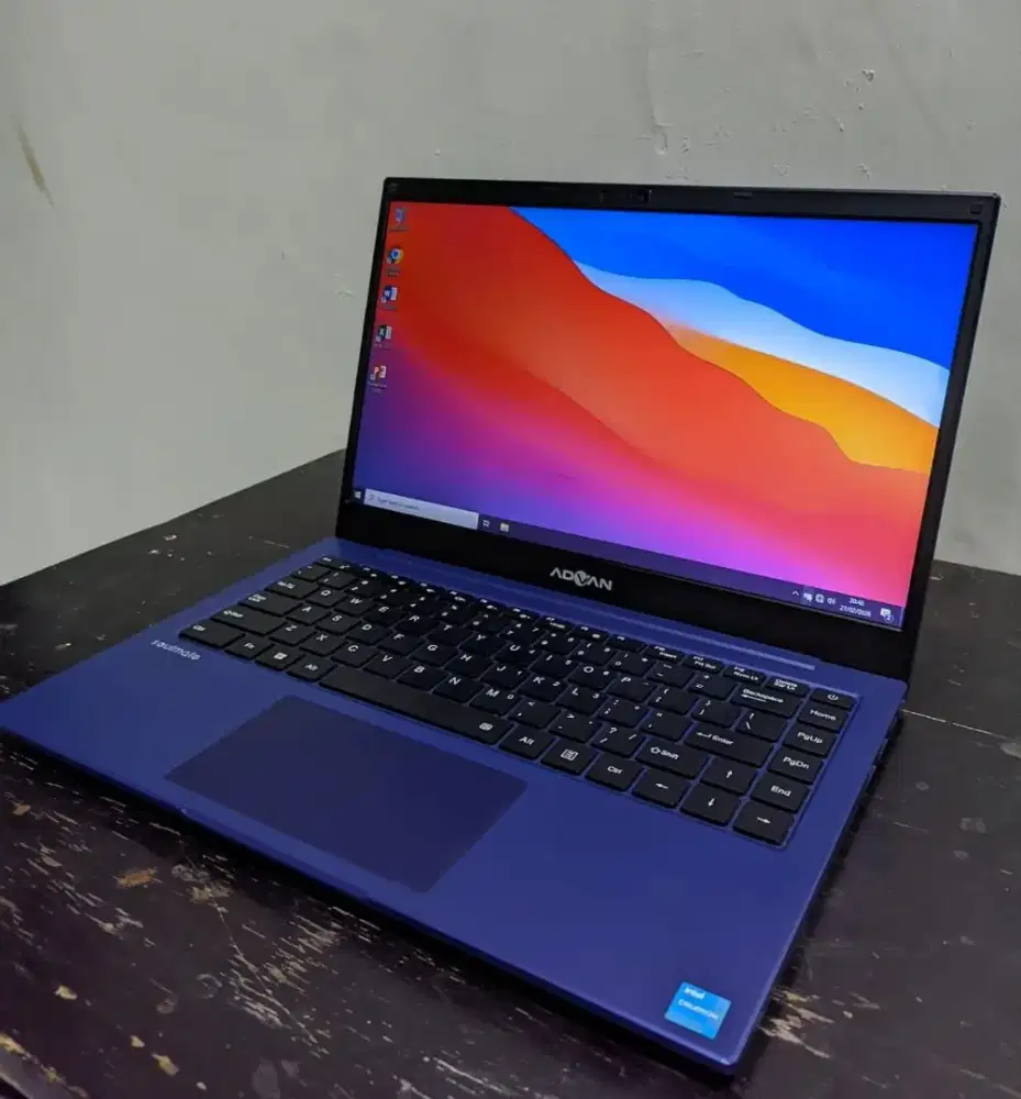 Laptop advan soulmate mulus slim