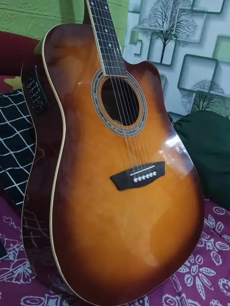 Washburn ORIGINAL AKUSTIK ELEKTRIK istimewa