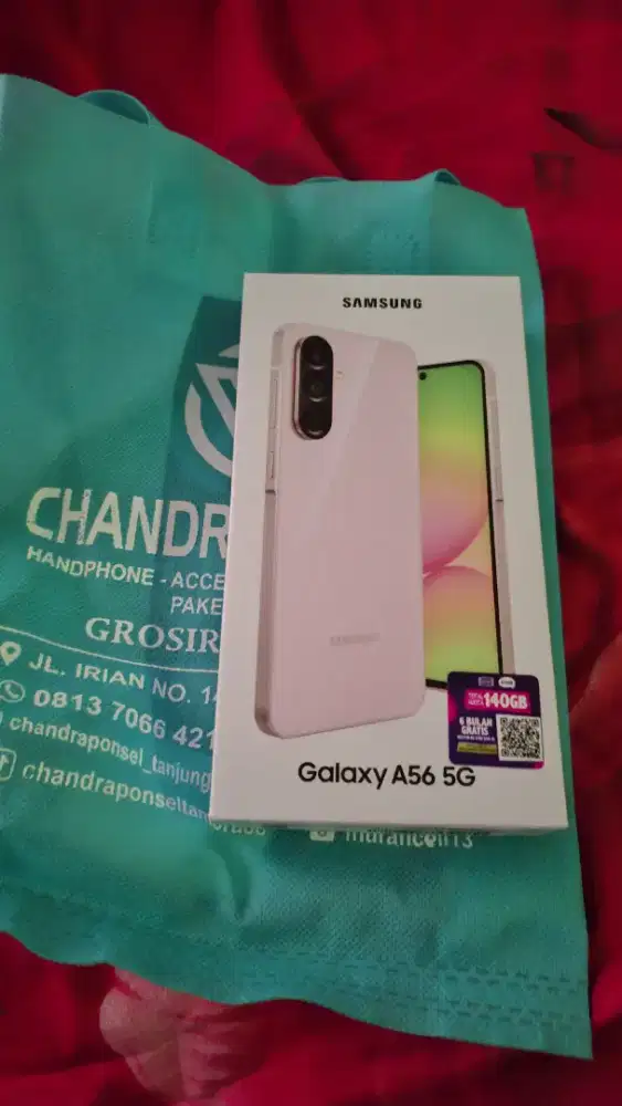 Samsung A56 ram 8/256
Warna pink