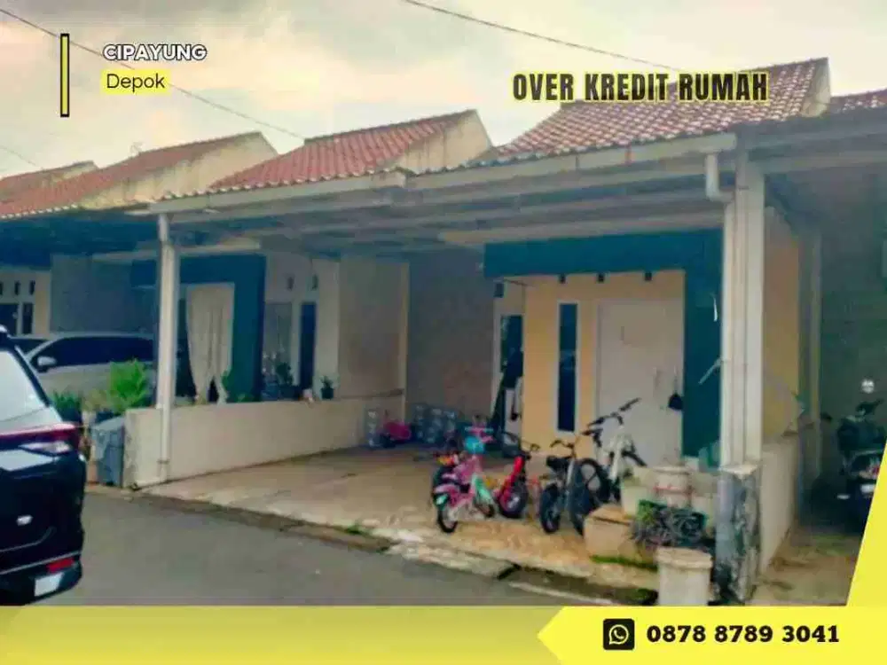 Take Over Sisa 10 Thn Lg ccln flat 93JT dkt Stasiun KA di Cipayung Depok