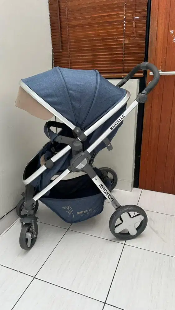 Jual Stroller Babyelle Madison warna blue jeans