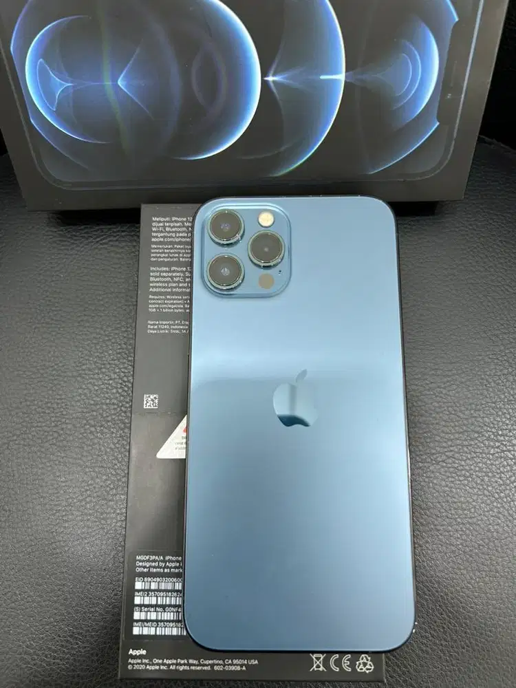 IPhone 12 Promax , Paciffic Blue , 256GB IBox