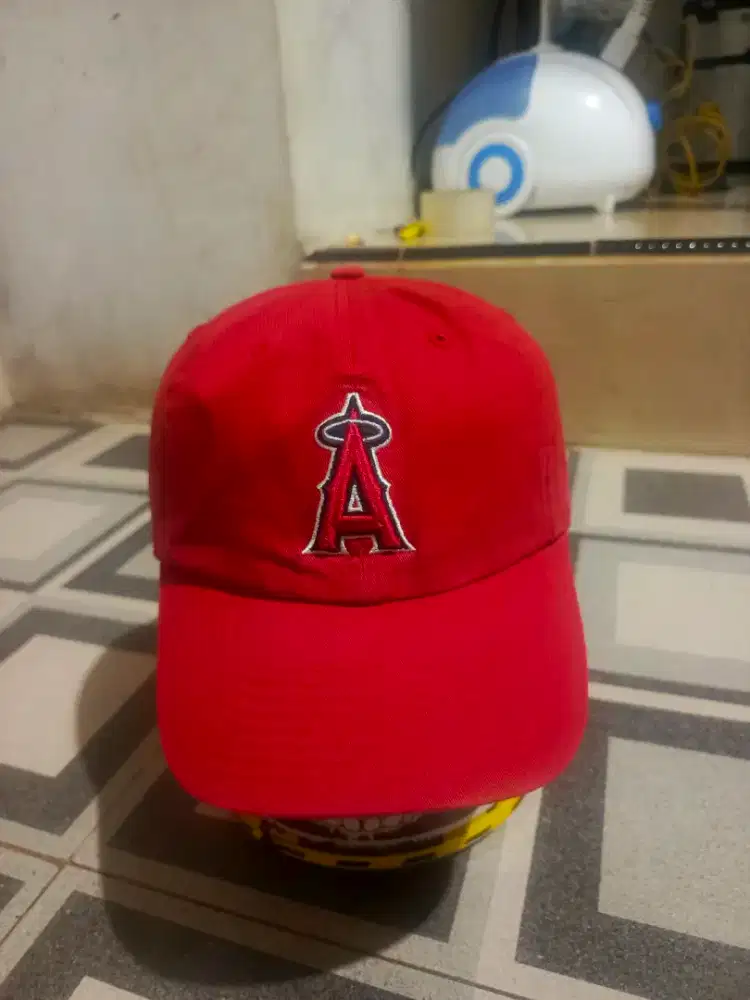Topi '47 Brand Los Angeles Angels MLB Clean Up Dad Hat Original Second