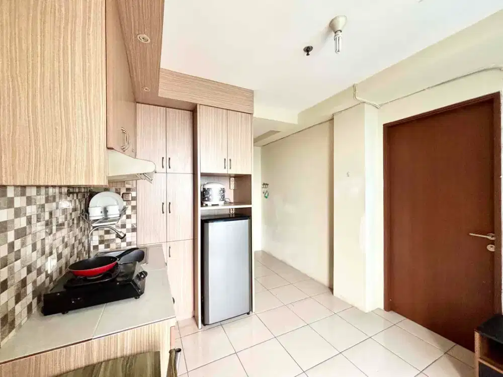 Disewakan MURAH! 
Apartemen Tifolia Pulomas 1BR Full Furnished Lantai Tinggi View City Kelapa Gading - Dekat LRT & Busway