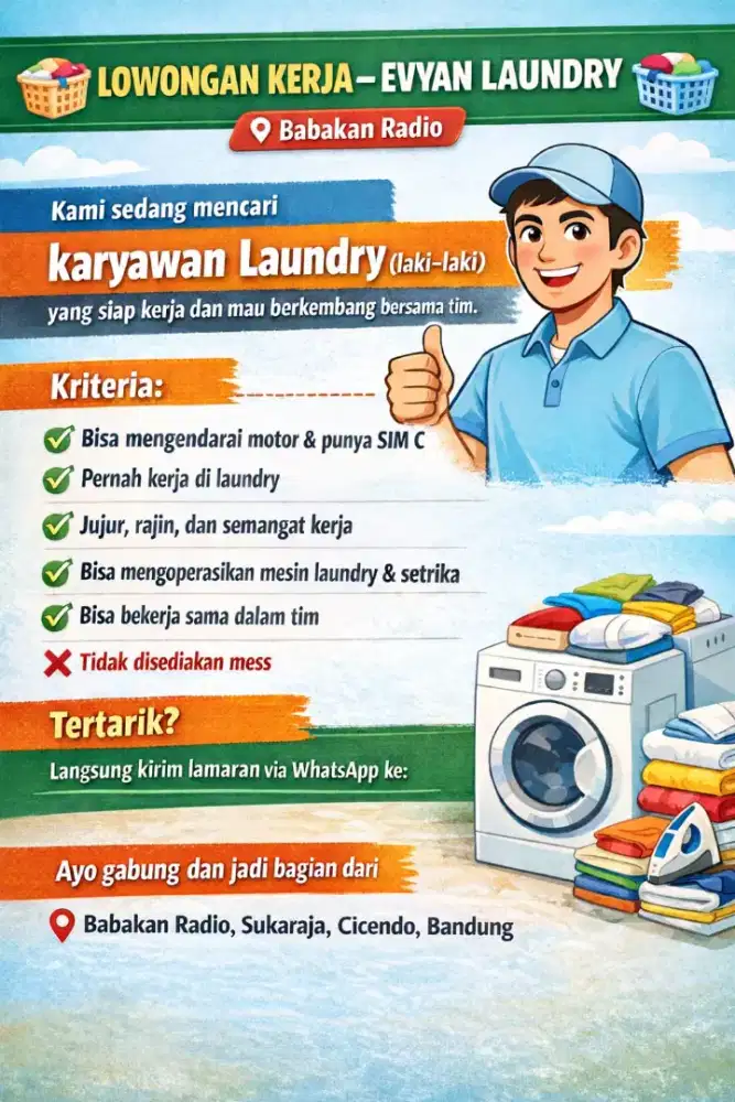 Lowongan Kerja Laundry