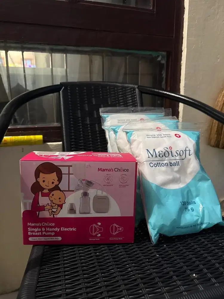 Pompa asi mama choice & Kapas cotton ball