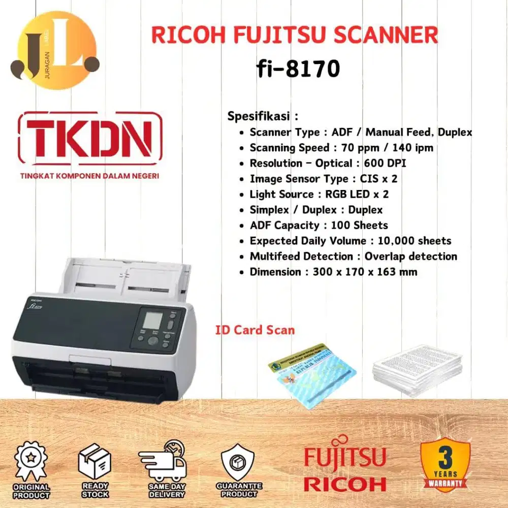 Scanner Ricoh Fujitsu Scanner fi-8170