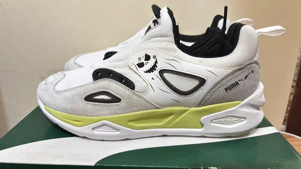 SEPATU PUMA TRC BLAZE HAUNTED WHITE PISTACHIO - 38662201 - 40