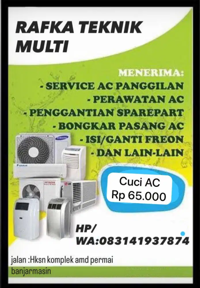 Jasa servis ac panggilan