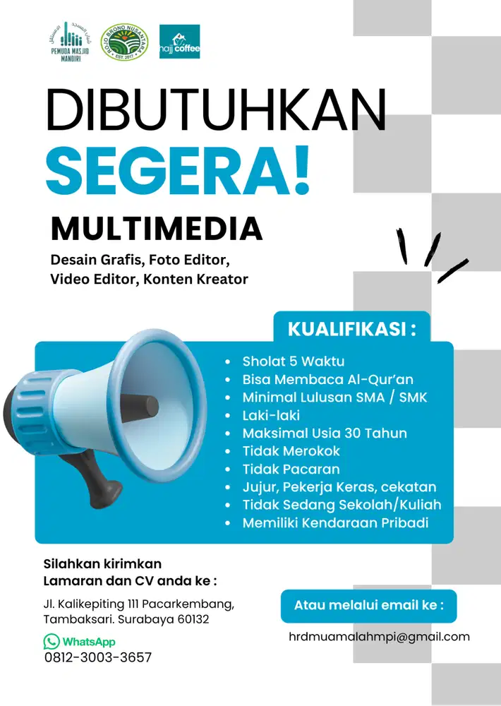 Multimedia Team (Foto Editor • Video Editor • Konten Kreator)