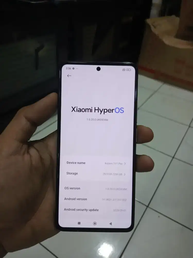 MI11T PRO 5G RAM12/256GB