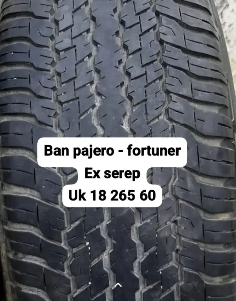 Ban pajero - fortuner 18 265 60