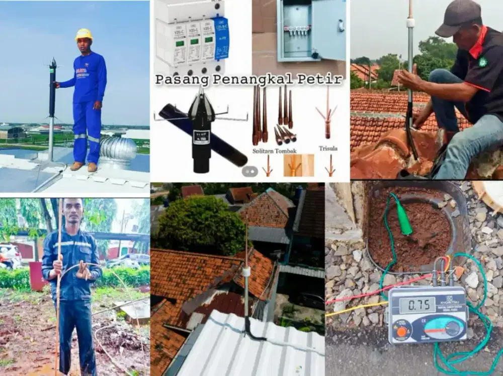 Tukang Spesialis Pemasangan Anti Penangkal Petir Elektrostatis