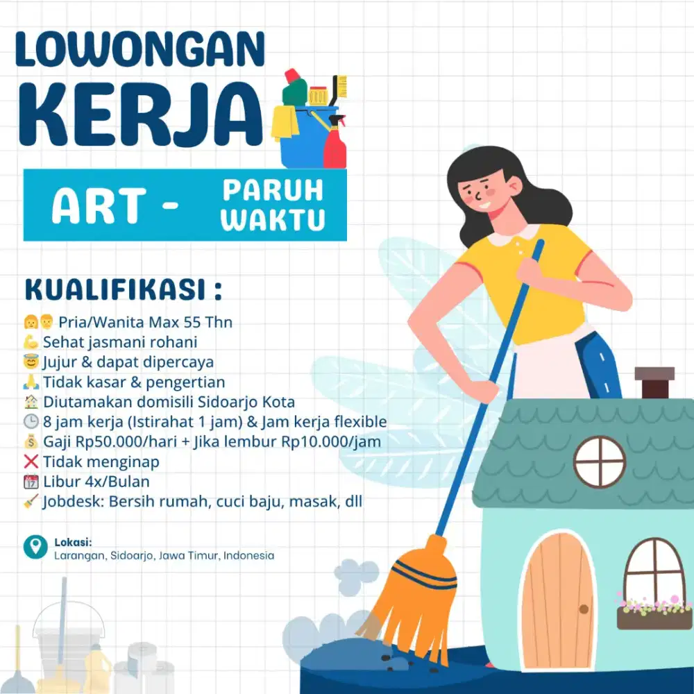 Dibutuhkan segera ART PartTime