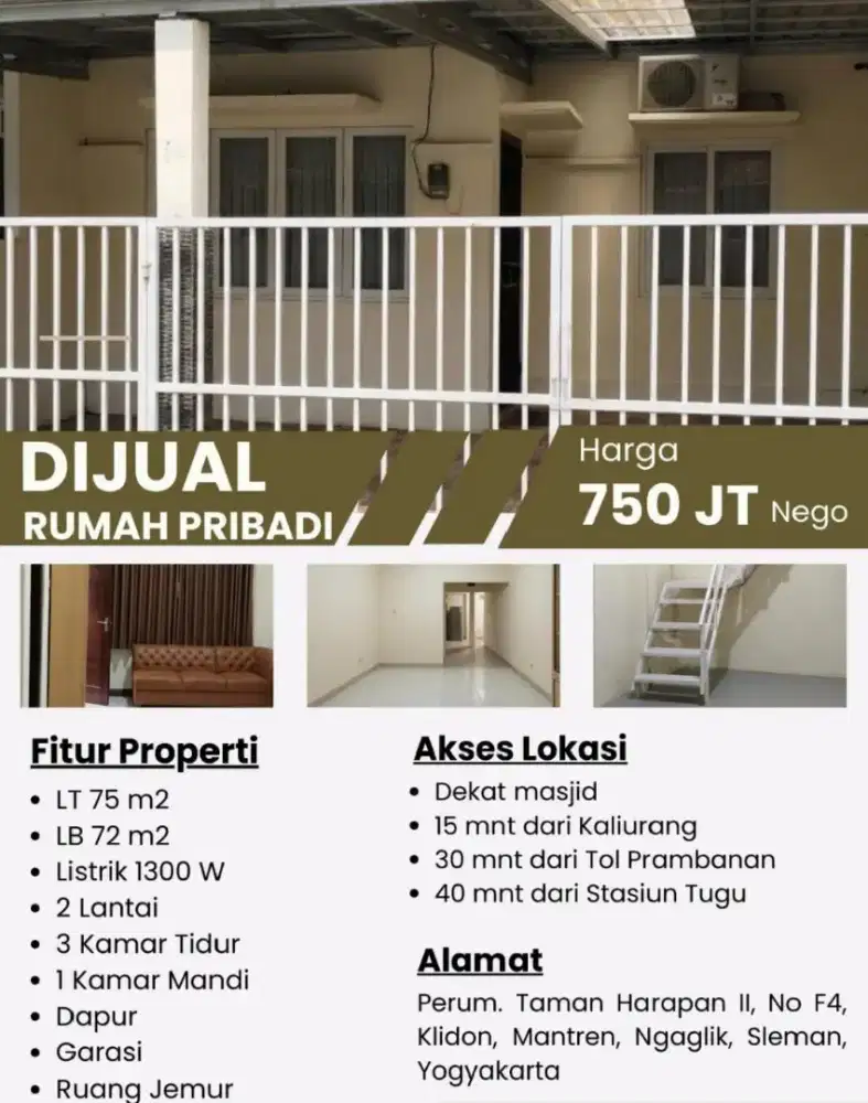 Rumah dekat Jalan Kaliurang KM 11