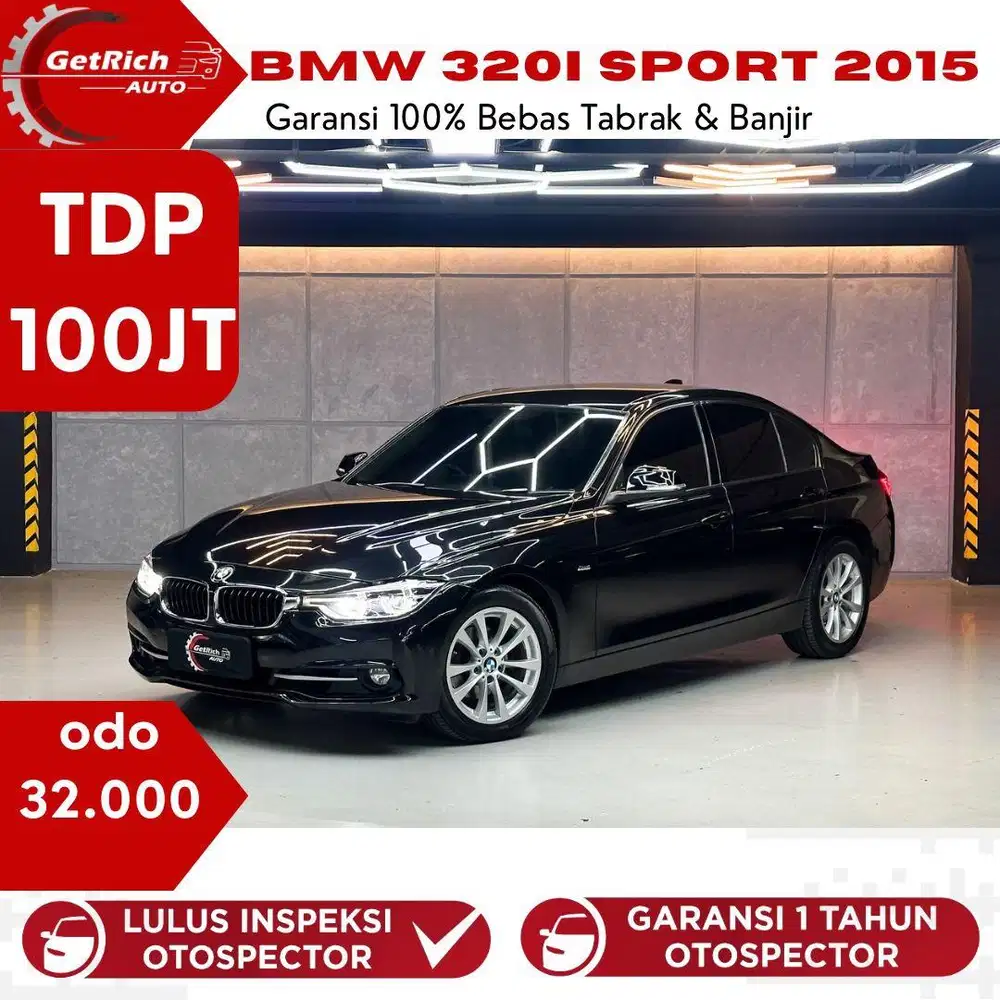 Odo 30Rb!!! Bmw 320i Sport At Hitam 2015