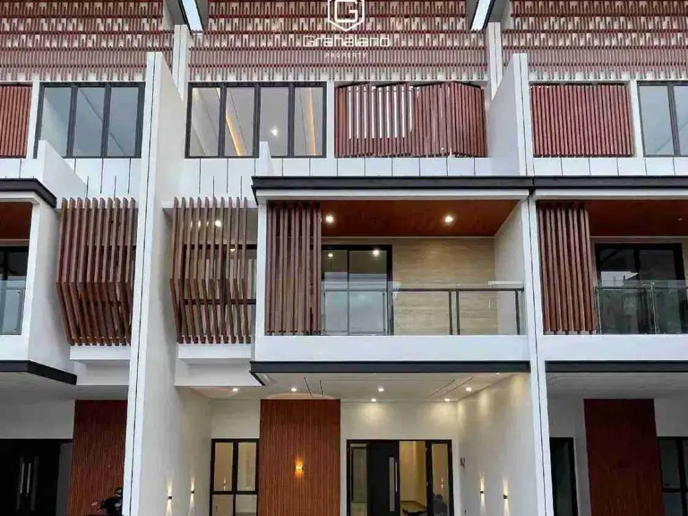 Rumah Baru Modern Tropical Dalam Townhouse Lokasi Strategis Di Jagakarsa