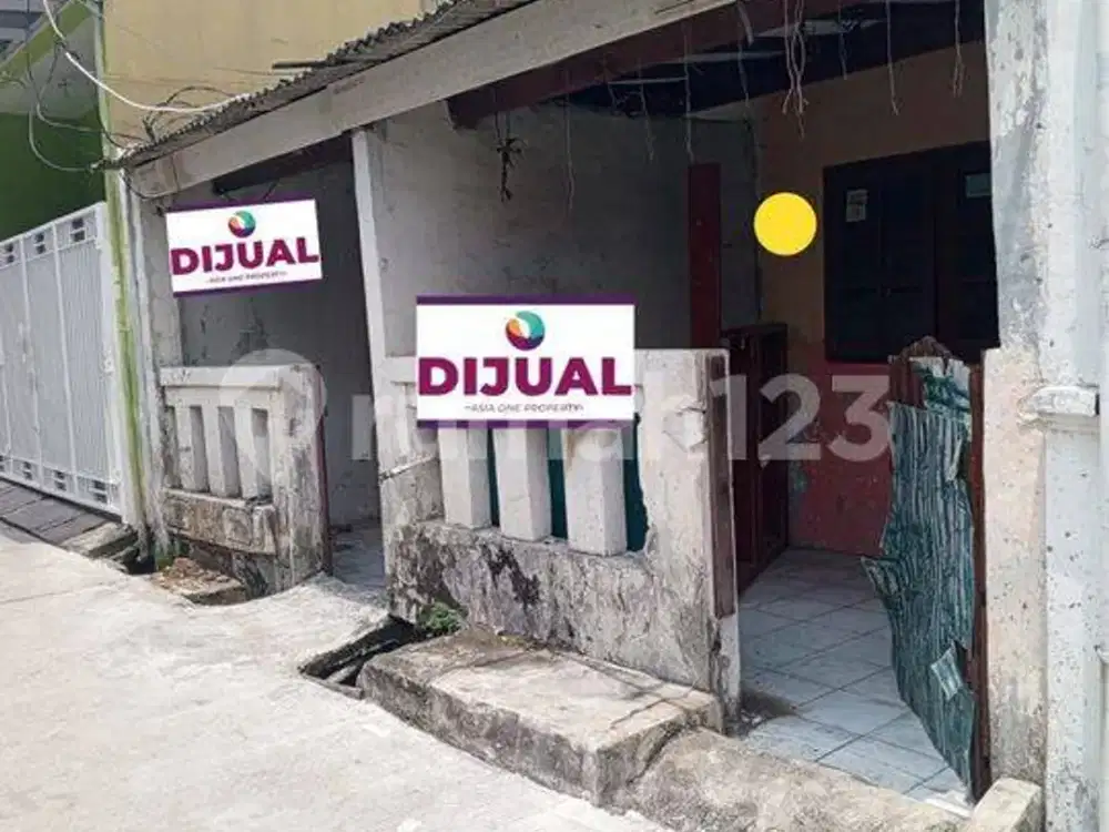 Jual BU rumah bahan apa adanya eks-Kontrakan 2 Pintu Sebrang Metropolitan Mall Bekasi, Kayuringin Jaya Kota Bekasi Selatan *l105xs