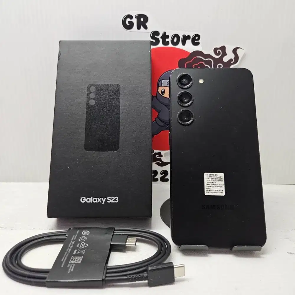 Samsung Galaxy S23 Black 8/256 Fullset Resmi SEIN