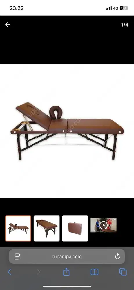 Informa zeniff bed eyelash spa pijat portable adjustable