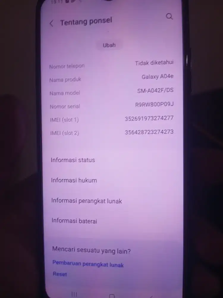 Jual hp Samsung galazyA04e