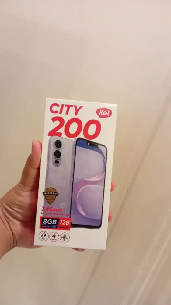 Itel city 200 8/128 NFC BARU