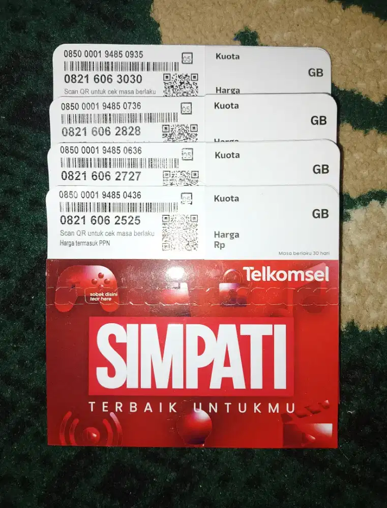 Nomor cantik simpati 11 angka seri puluhan