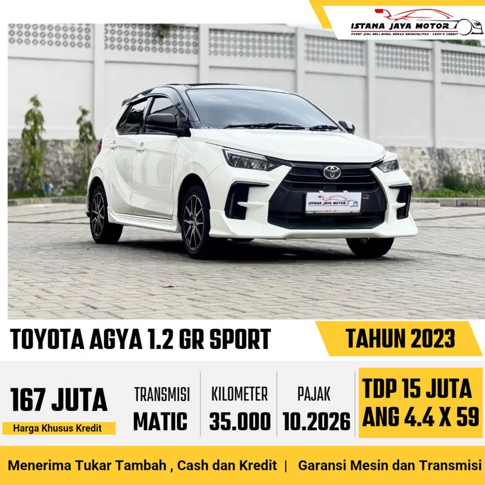 TOYOTA AGYA 1.2 GR SPORT 2023