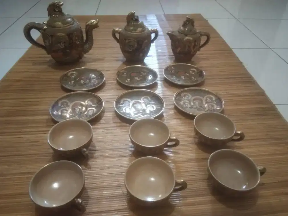 Teko antik kleksi jepang asli