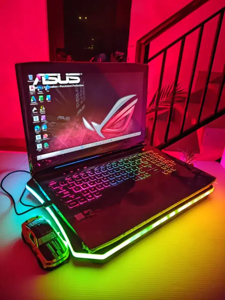 Laptop Gaming ASUS ROG GL503 Core i7 Ram 16gb Ssd+Ssd DualVga Siap COD