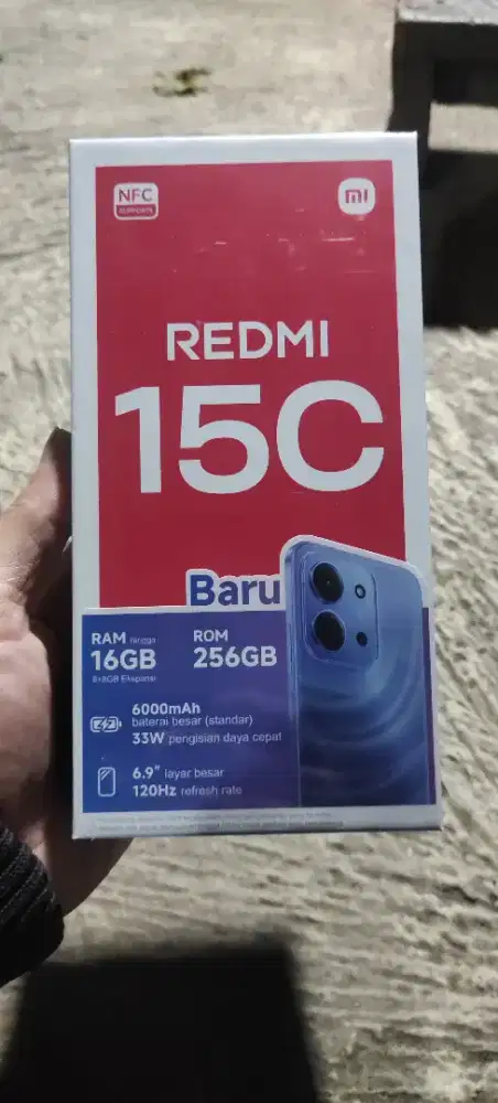 redmi 15c 8/256 hitam
