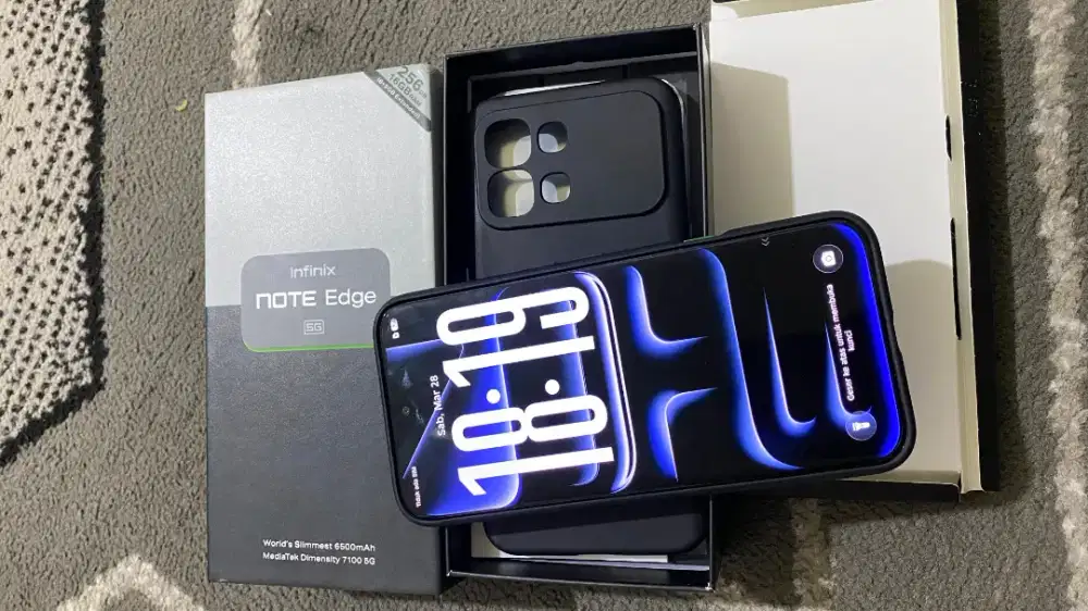 Infinix note edge 8/256 pakaian 2 bulan