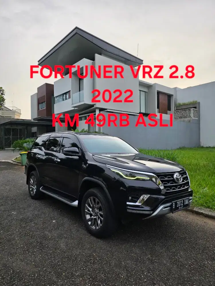 Km 49rb Asli Toyota Fortuner VRZ 2.8 2022