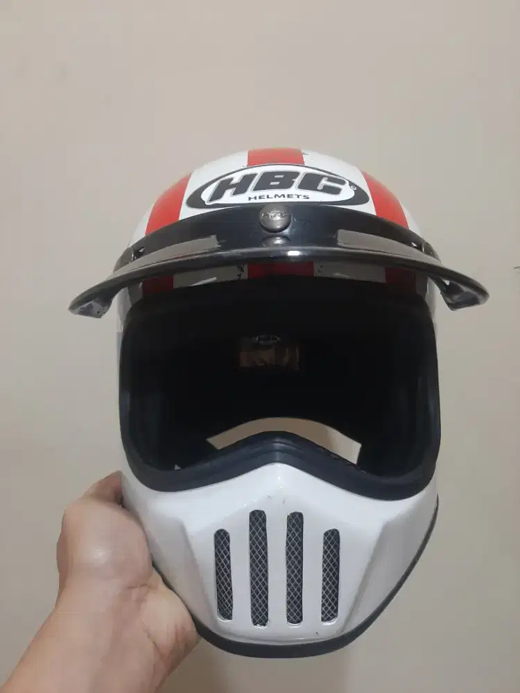 Helm HBC Cakil Putih Baru