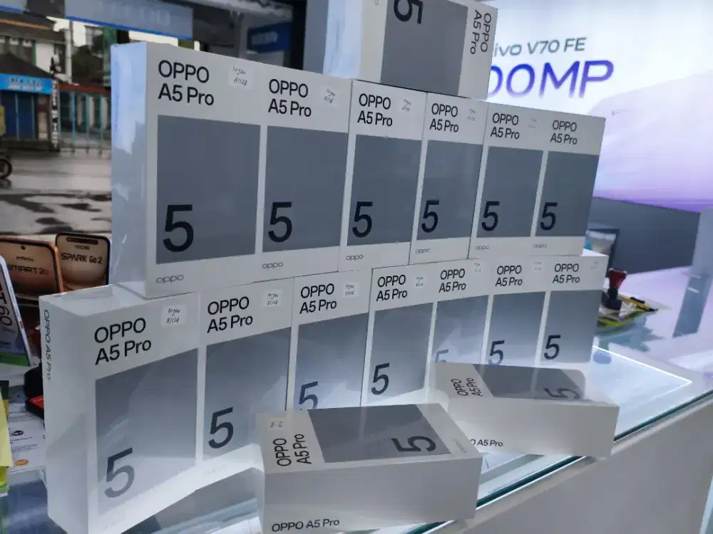 Oppo A5 PRO 8+8/128 NFC IP69 BARU SPESIAL PROMO