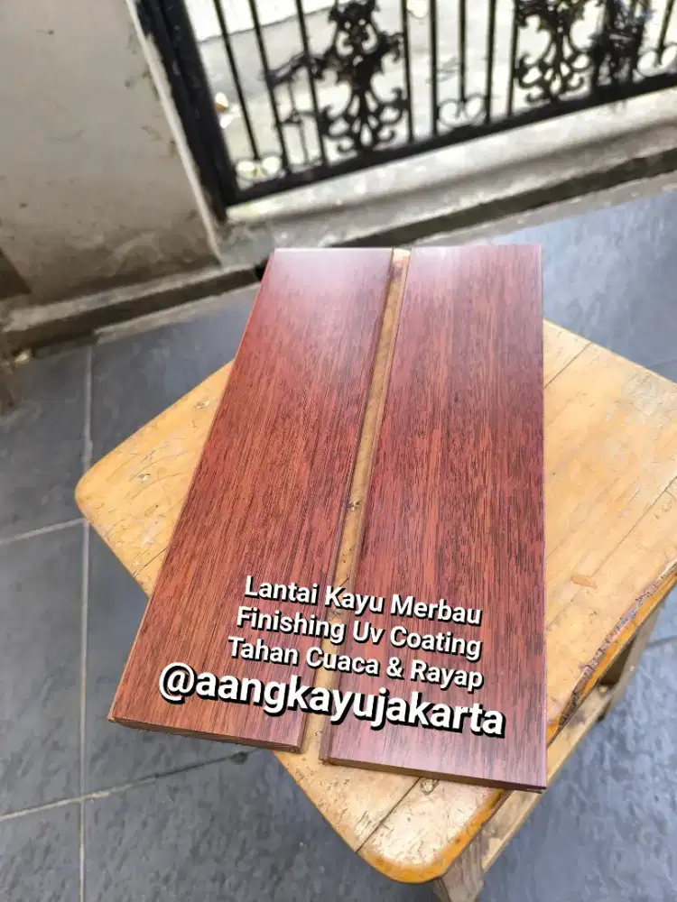 Lantai Kayu Merbau Uv Coating Premium