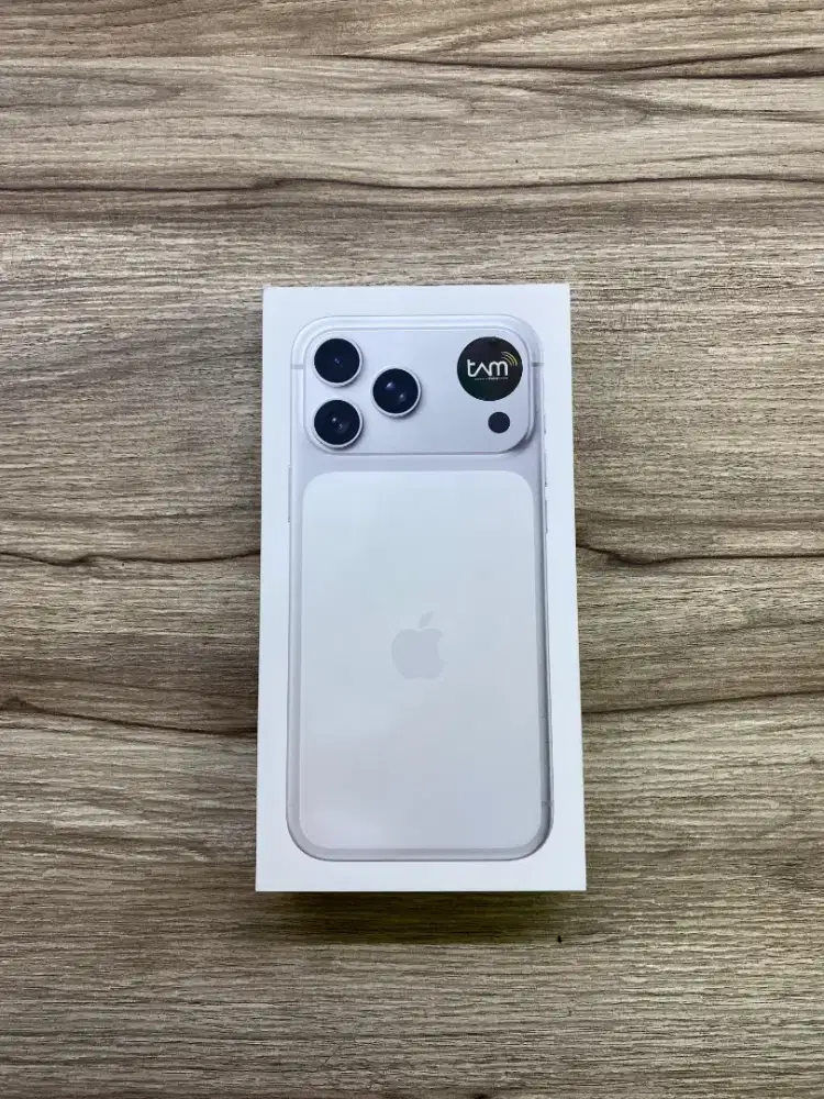 iPhone 17 pro max 256GB ibox warna silver