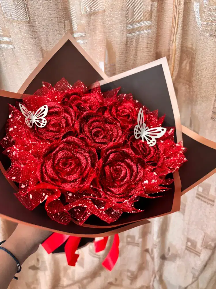 Jual buket bunga baru