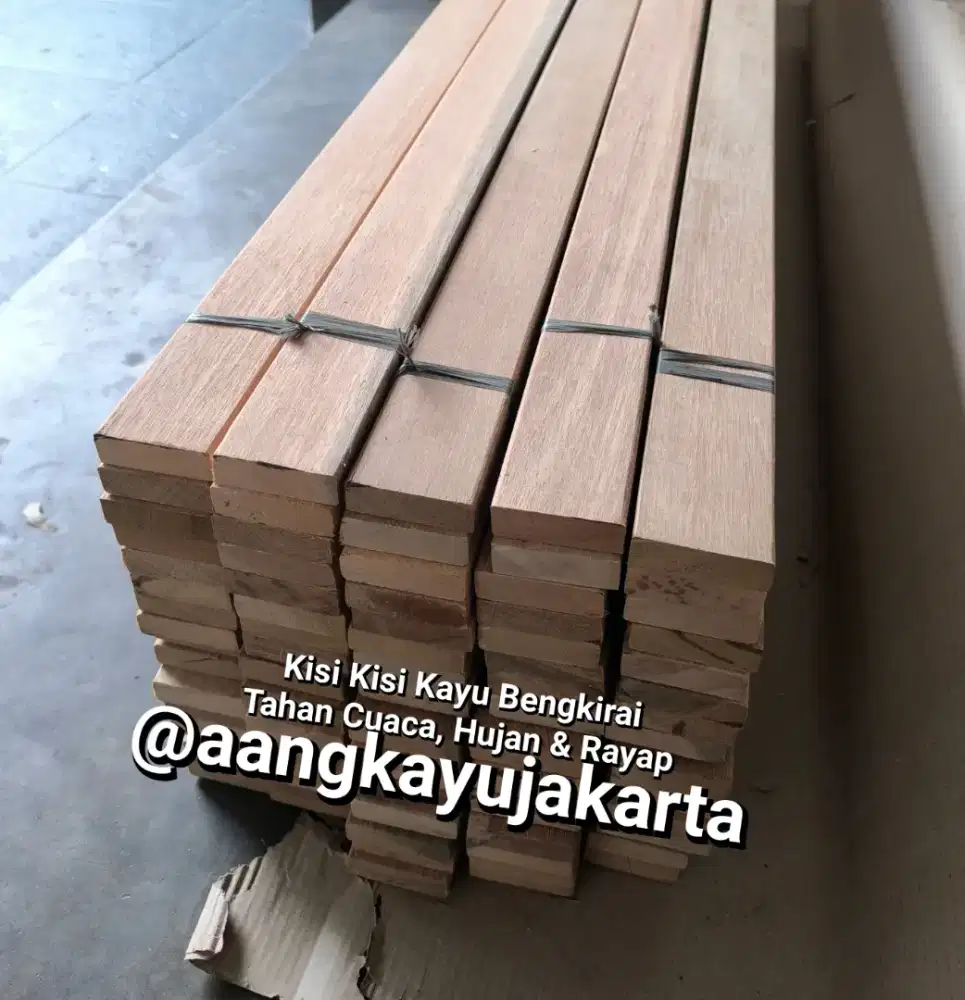 Kayu Bengkirai Kisi Kisi