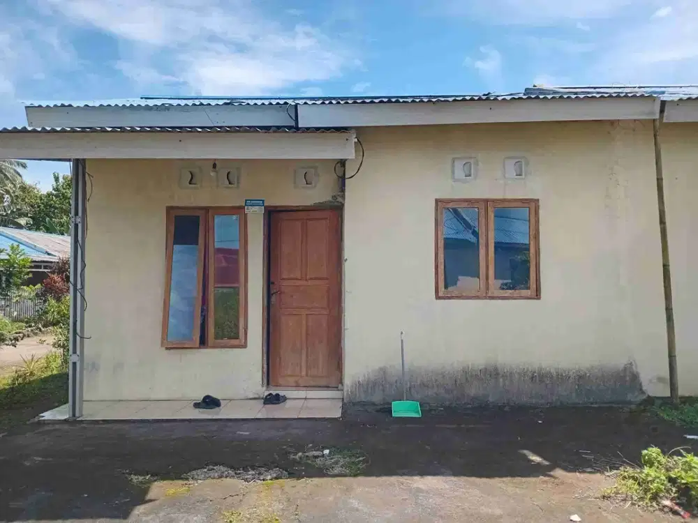 DIJUAL CEPAT RUMAH LANJUT KREDIT DAERAH KALAWAT, HARGA SANGAT MURAH