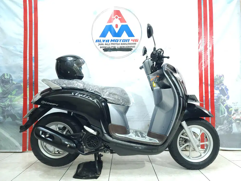 ( DP 500 RB ) HONDA SCOOPY STYLISH TH 2019 SUPER GRESS LOW KM MULUS