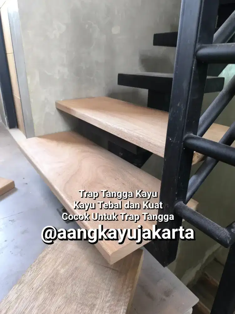 Trap Tangga Kayu Meranti Kamper Bengkirai Merbau