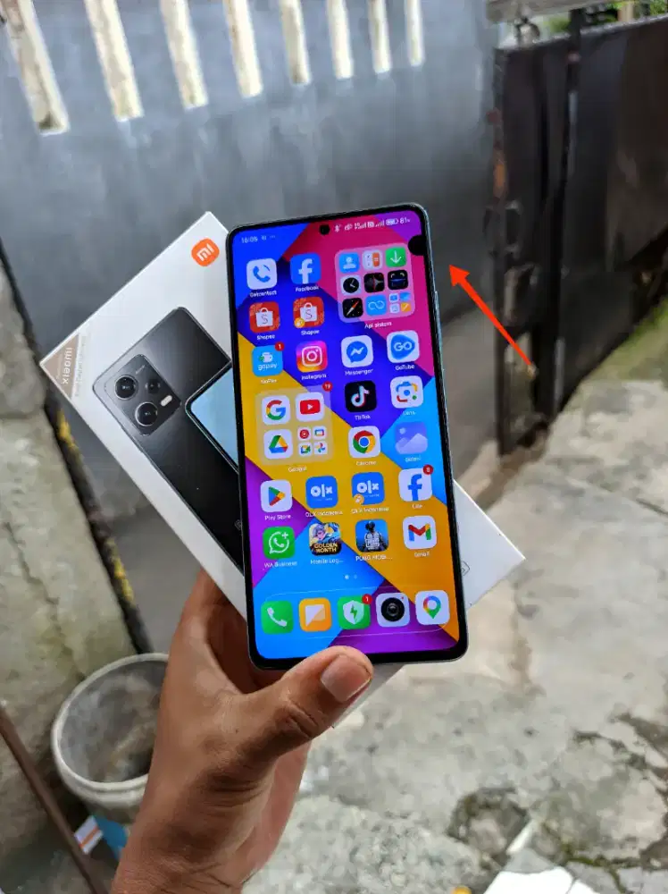 Xiaomi note 12 pro 5G Ram 8/256gb siap pakai