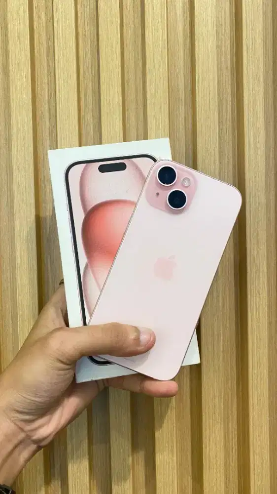 Iphone 15 128gb Second Resmi Ibox Pink